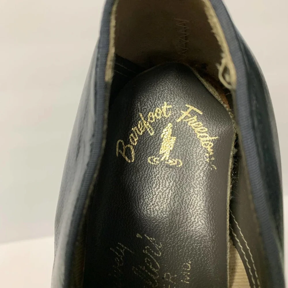 Barefoot Freedom Vintage Leather Granny Oxfords Women's‎ Size 5.5C NWOB